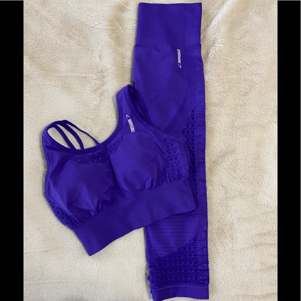 Purple Gymshark seamless Leggings.